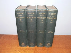 Antique A History of the English People by John R. Green 4-Volume HC Book Set - Picture 1 of 15