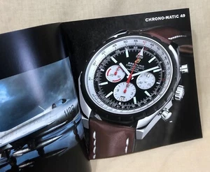 Catálogo Breitling 2009 Chronolog Navitimer Windrider avión profesional/ - Imagen 1 de 12