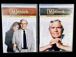 Matlock : Season 7 & Season 9 The Final Season DVD Region 1 - Picture 1 of 12