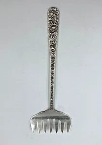 Kirk Repousse forchetta faro in argento sterling 7-1/2" - Foto 1 di 9