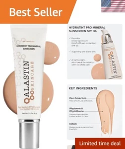 HydraTint Pro Mineral Sunscreen SPF 36 3.2 oz | 2-in-1 Tinted Daily Sunblock ... - Picture 1 of 5