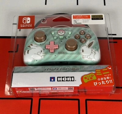 Hori Pad Mini Controller for Nintendo Switch - Pikachu & Eevee Japan Import - Image 1 of 2
