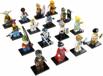 LEGO 8804 Minifigures Series 4 Complete Set of 16 - Rare Retired Set - Image 1 of 3
