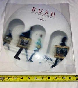 Rush Moving Pictures 40° Anniversario Promo Giradischi Slipmat 12" Nuovo - Foto 1 di 2