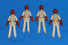 vintage Star Wars ADMIRAL ACKBAR x4 action figures lot
