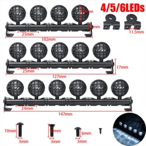 4/5/6 LED Dachleuchten Roof Licht Bar für 1/10 RC Rock TRX-4 SCX10 90046 Crawler - Bild 1 von 20