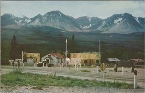 1960s Haines Junction Alaska Highway new construction pickup truck postcard F122 - Picture 1 of 2