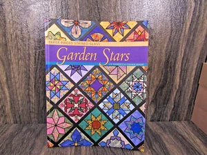 2001 Zippy Designs Papier zusammengesetzt Buntglas Garten Sterne Quilten Buch - Bild 1 von 2