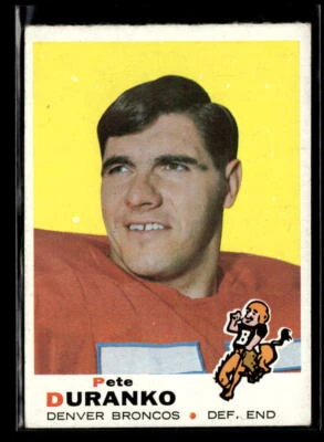 1969 Topps #182 Pete Duranko VG/G - Image 1 of 2