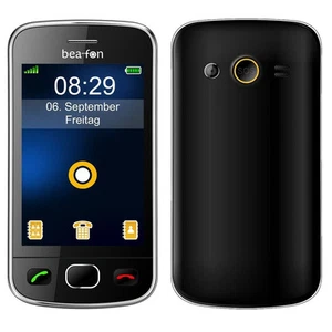 Beafon T850 Bluetooth SOS botón de llamada de emergencia TOUCH negro - Imagen 1 de 1