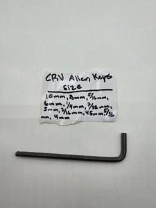 ( QTY 11 ) Hex Key Allen Wrench Mini Metric Short Long Arm CrV Steel 4-10MM - Picture 1 of 8