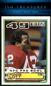 1983 Topps #168 Ronnie Lott NM - Picture 1 of 2