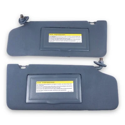 1992-1997 Oldsmobile Cutlass Supreme Driver Passenger Side Sun Visor Pair Blue - Image 1 of 4