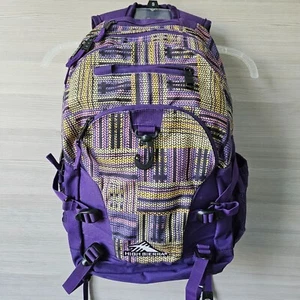 High Sierra Loop Daypack Water Resistant Backpack Purple Large Travel School Gym - Picture 1 of 21