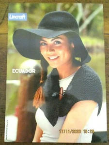 ~LINCRAFT LADIES AND GIRLS in 12ply ECQUADOR - SHAWLETTE, BOOT TOPPERS + MORE~ - Picture 1 of 6