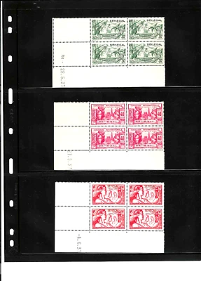 Senegal: Complete Block x4 Set, M/NH 1937 "Paris International"  FOG,  Superb - Image 1 of 2