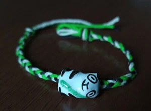 Adjustable Handmade Panda Hemp Bracelet - Picture 1 of 5