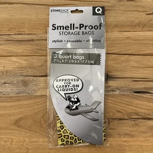 Stink Sack 1 Quart Bags 3Pcs leopard print - Picture 1 of 2