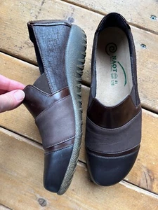 Naot Shoes Size 10 Womens 41 Miro Slip On Loafer Flats Brown Leather WORN ONCE - Picture 1 of 15