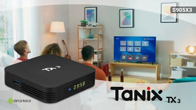 TX3 Amlogic S905X3 SlimBOX 4K HD Android 9 TV Box 4+32/64G +Addon Apps & Support - Image 1 of 4