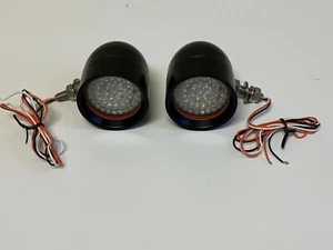 Custom Dynamics Billet Bullet with White LEDs Run/Turn - Black/Clear - Picture 1 of 6