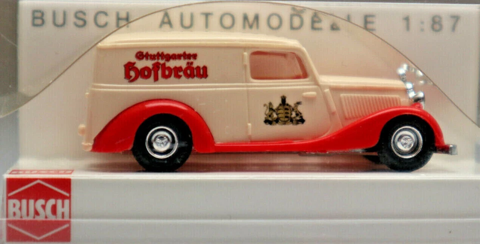 Busch 41542 Mercedes Benz 170 V Stuttgarter Hofbräu HO 1:87 NEW - Image 1 of 1