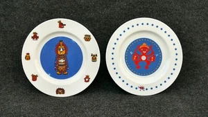 2 Assiettes De Créateurs Limoges Collection Privée La Tribu - Picture 1 of 12