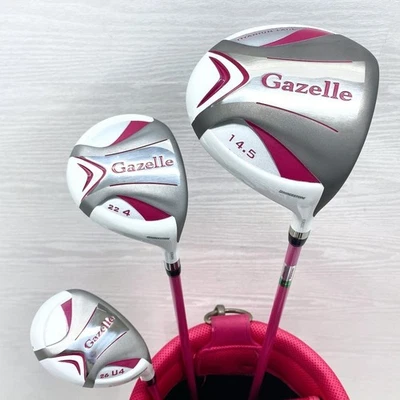 Ladies BRIDGESTONE Gazelle Club Set 1W 4W 4H 7i Pw Sw PT 7pc RH Women Graphite - Image 1 of 4