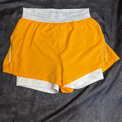 Pantalones Cortos Fabletics Para Mujer S Amarillo Compresión Forrado Atlético Gimnasio Entrenamiento Correr Correr Foto 1 de 4