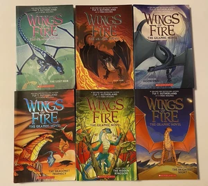 Tui Sutherland, Wings of Fire, Graphic Novels 1-6, TPB's, sehr guter Zustand - Bild 1 von 13