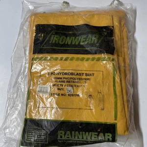 2XL Rain Suit Set Hydroblast Rainwear Hooded Jacket & Bib Set Waterproof Safety - Bild 1 von 2