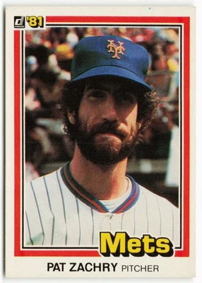 1981 Pat Zachry Donruss - New York Mets - Image 1 of 2