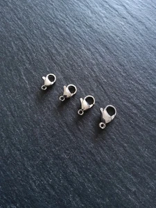 Stainless Steel Lobster Clasps 10mm 11mm 12mm 13mm or 15mm UK Seller - Picture 1 of 7
