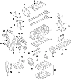Genuine Volkswagen Timing Chain 06K-109-158-BP - Bild 1 von 2
