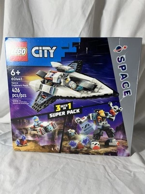 NEW Lego City SPACE EXPLORERS PACK 3-in-1 Super Pack 426pc Building Set C2 - Image 1 of 4