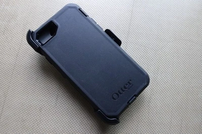 OEM Otterbox Defender Series Case & Holster for iPhone 7 & 8 SE 2nd Gen -Black - Image 1 of 4