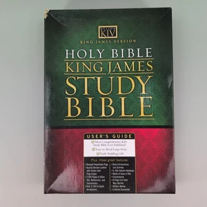 Holy Bible — The King James Study Bible, Burgundy Bonded Leather (Nelson 135BG) - Bild 1 von 12