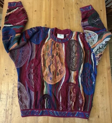 Suéter Pulôver Vintage COOGI Chunky Masculino S Australia 74095 Multi Algodão 3D - Imagem 1 de 4