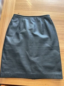 Lauren Ralph Lauren Leather Knee Length Pencil Skirt Women’s Size 6 EUC - Picture 1 of 5