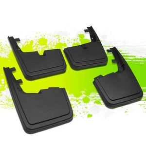 Protector/aletas mate contra salpicaduras de barro de rueda de 4 piezas para Ford F-150 15-18 sin moldura de equipo original - Imagen 1 de 7