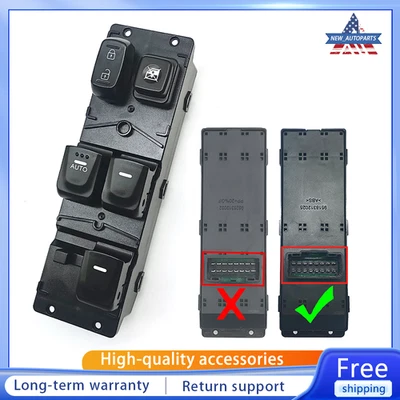 Power Window Main Switch AUTO DOWN For 2012-2017 Hyundai Veloster NEW Foto 1 de 4