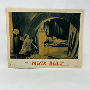 Tarjeta de vestíbulo de película coleccionable MGM Mata Hari 1963 - Imagen 1 de 3