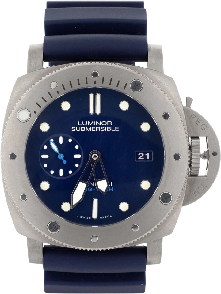 Panerai Luminor Submersible Blue Men's Watch - PAM00692
