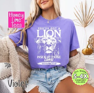 You've Got a Lion Inside of Those Lungs Christian T-shirt, Tank Top, Sweatshirt - Picture 1 of 5