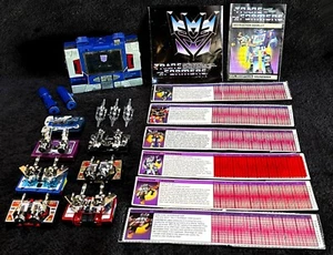 G1 1984 SOUNDWAVE COMPLETE • 7 CASSETTES & TECH SPECS • VINTAGE G1 TRANSFORMERS - Picture 1 of 13