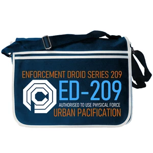 ED-209 Mech Droid Robo Cop Movie Tribute Canvas Umhängetasche Messenger Schultertasche - Bild 1 von 8