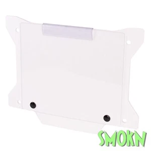 Trials X Shape Number Plate Board Beta Sherco Montesa GasGas Scorpa White Apico  - Picture 1 of 2