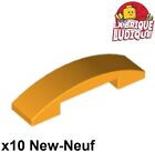 Lego 10X Slope Curved Gradient Arche 4X1 Bright Light Orange 93273 New