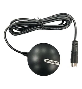 GlobalSat BR-355N Serial GPS Receiver Black - Picture 1 of 8