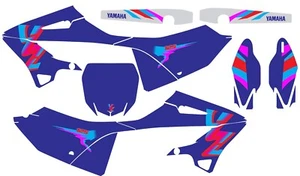 Graphics for Yamaha YZ 125 YZ125 2022-2024 Decals Stickers New style - Foto 1 di 1